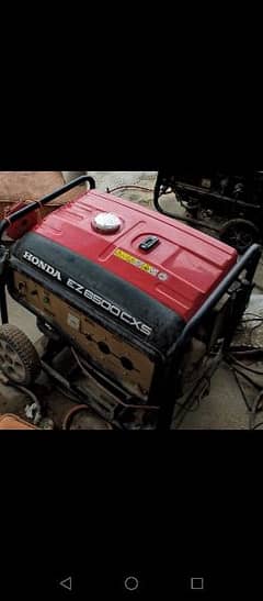 slightly used 6500cxs Honda generator