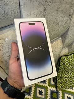 iPhone 14 Pro Max 128gb jv box pack non active deep perpul colour fix