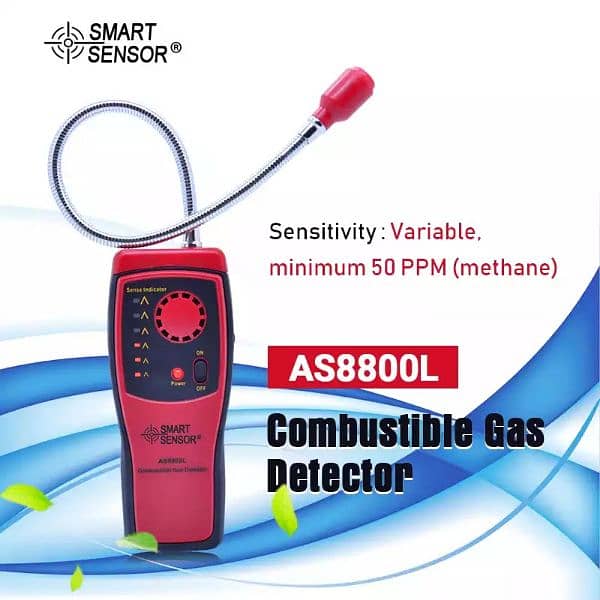 SMART SENSOR AS8800L Handheld Portable Automotive Mini Combustib 4