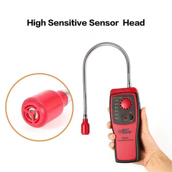 SMART SENSOR AS8800L Handheld Portable Automotive Mini Combustib 5