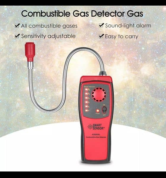 SMART SENSOR AS8800L Handheld Portable Automotive Mini Combustib 7