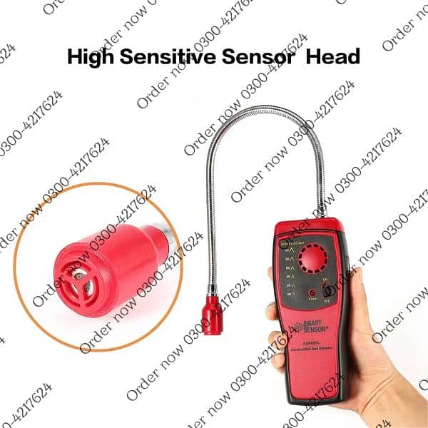 SMART SENSOR AS8800L Handheld Portable Automotive Mini Combustib 8