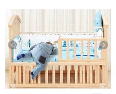 Wooden Cot Bed Baby