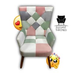 Patchwork Armchair Unique Design 0