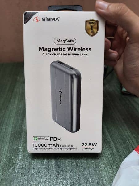 Sigma wireless power bank 10000mah 1 year warranty 0