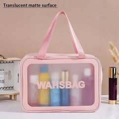 small Cosmetic Pink Bag – Travel Toiletry Bag for Women

I'm