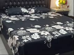3 PCS Crystal Cotton Bedsheets