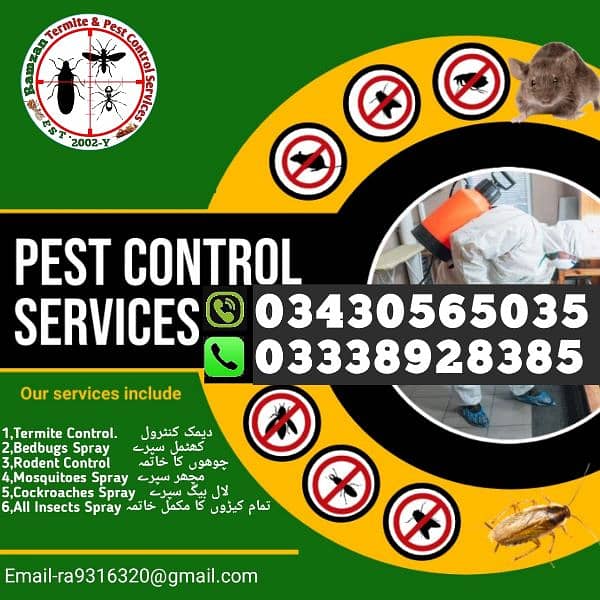 Termite control deemak control pest control services, fumigation spray 0