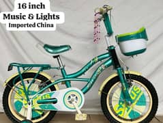 kids Bicycle for Baby Girl & Boys in Different Size & Colours Imported