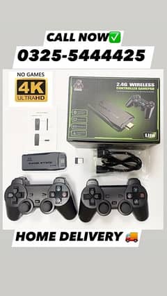 VIDEO GAME CONSOLE HDMI USB M8 WITH 20,000 GAMES & 2 CONTROLLER
