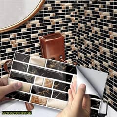 12 Pcs Self Adhesive Wall Tile Sticker.