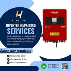 Solar inverter repairing services/ups/ac card repairing service/solar