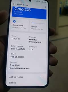 Oppo Reno 11f 5g 8/256 Gb 10 months warranty left