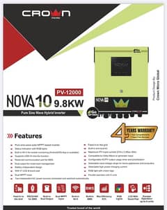 crown hybrid inverter 9.8kw