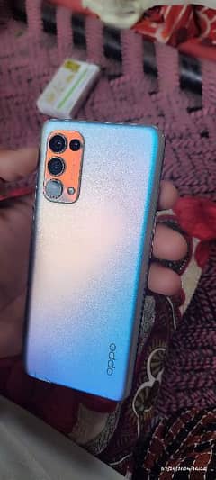 oppo reno 5 8/128Gb sale and exchange with complete box. glass change