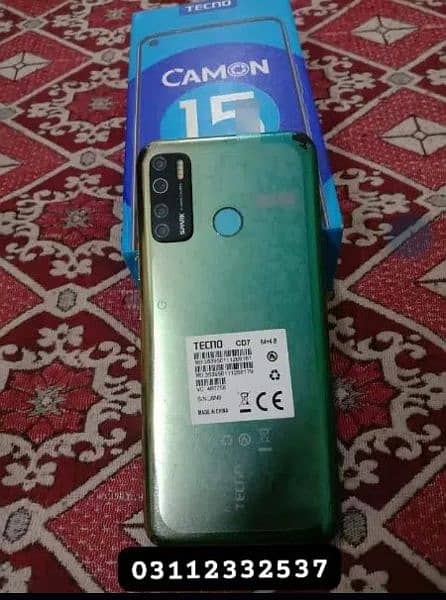 Tecno common 15 with box in liyaqabad 03112332537 3