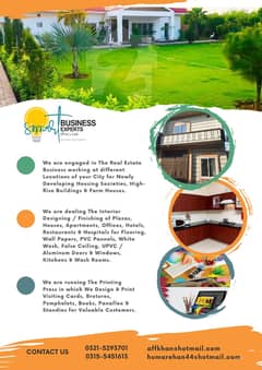 Gardening services , Land Scraping services ,Graphic Designing ,