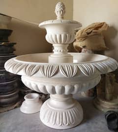 Marble Fountain - Natural Stone Fountain - Garden Lawn (0333-5556007)