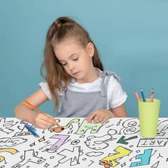 Children's Coloring Drawing Roll Sticker