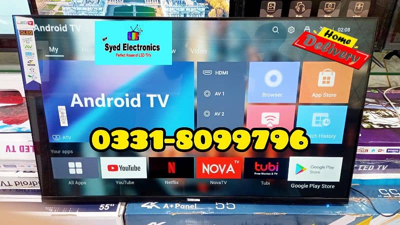 BIG DISPLAY 55 INCH SMART ANDROID LED TV 1