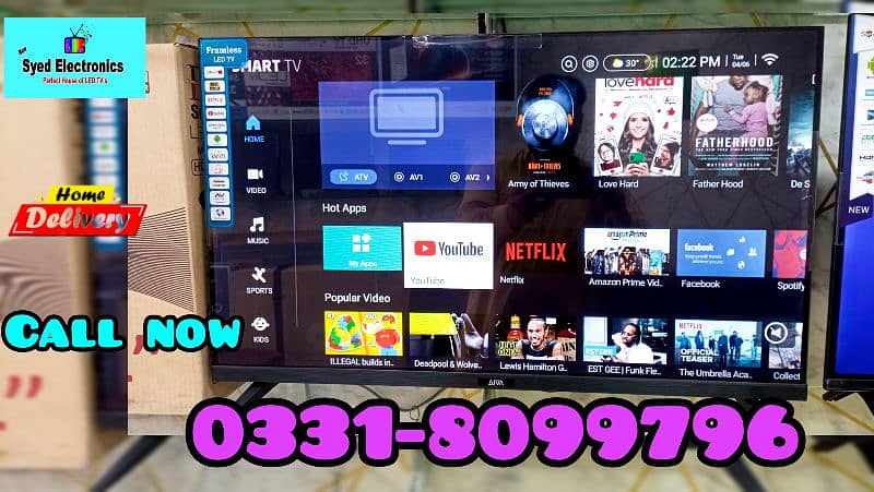 BIG DISPLAY 55 INCH SMART ANDROID LED TV 4