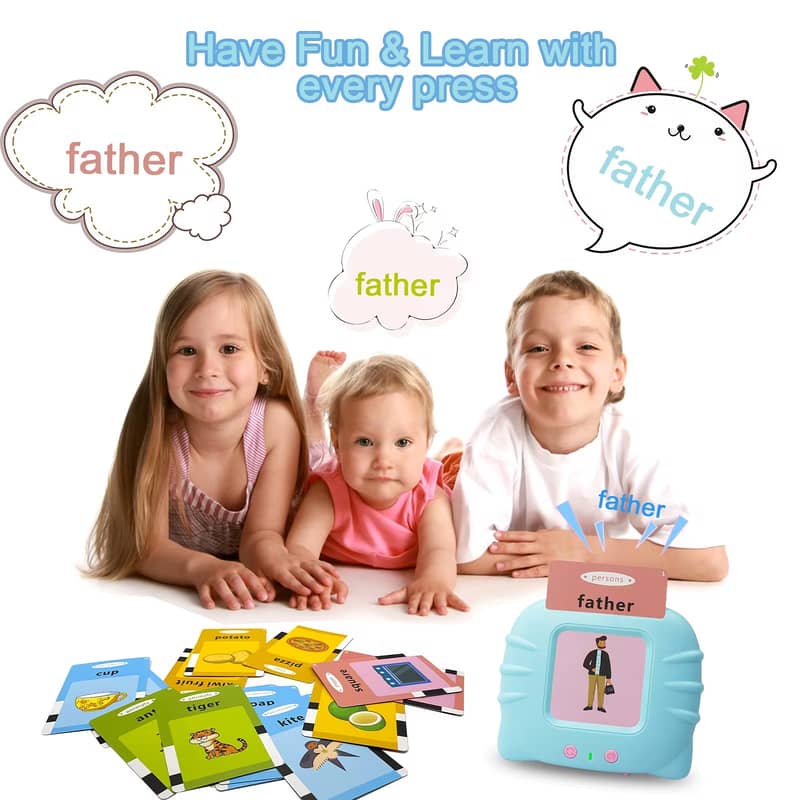 Talking Flash Cards Preschool Learning Toys Early Educational Toys 0