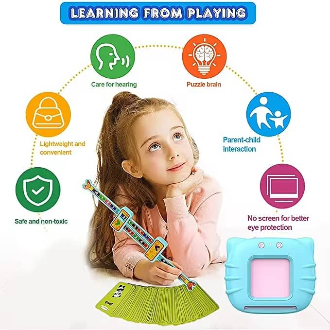 Talking Flash Cards Preschool Learning Toys Early Educational Toys 1