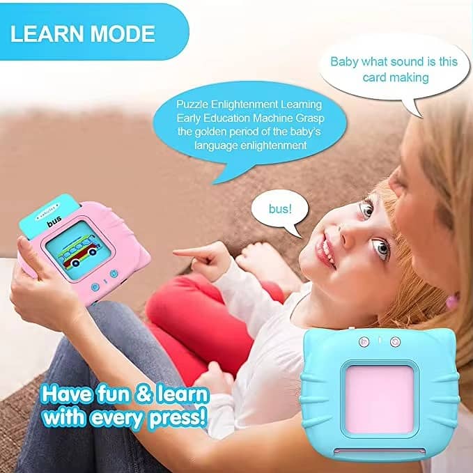 Talking Flash Cards Preschool Learning Toys Early Educational Toys 3