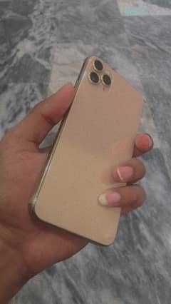 iPhone 11 Pro Max with box  64gb golden colour