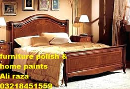 Polish door bed table chairs