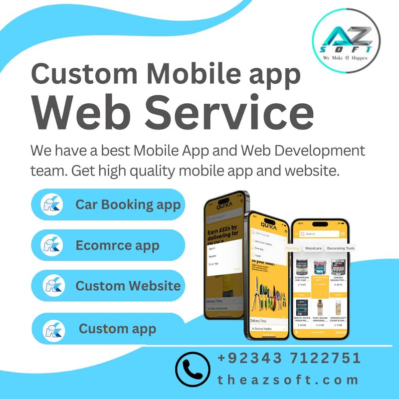 Custom Website/Php/Laravel/WordPress/Shopify/WiX/CustomMobile App/Seo 0