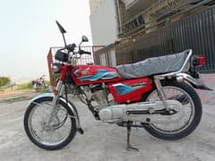 HONDA CG125 MODEL 2024 NEW CONDITION ALL PUNJAB REGISTER MILLAGE  350