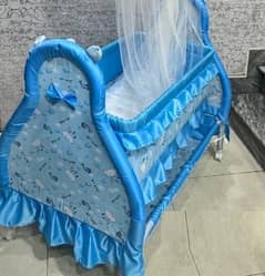 Baby swing with mosquito net