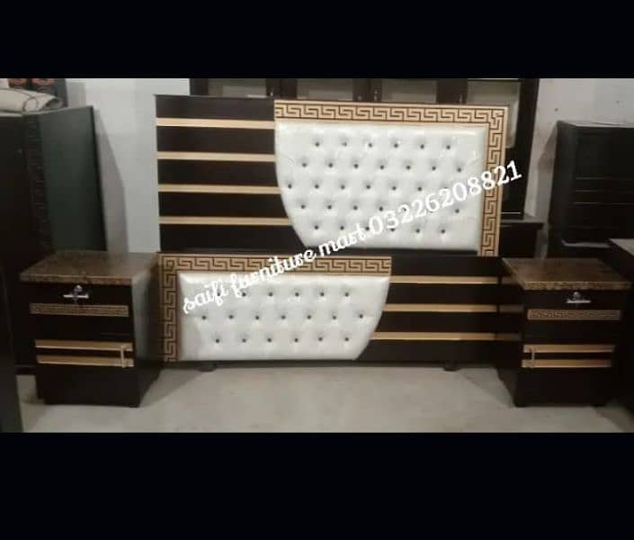 bed set / king size bed / double bed / wooden bed / bed only in 22999 4