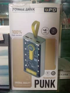 power bank transparent punk