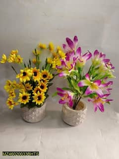 mini sunflower and lili flower vase- pack of 2