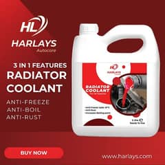 Harlays Anti-Freeze + Anti-Boil + Anti-Rust Car Radiator Coolant
