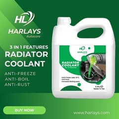 Harlays Anti-Freeze + Anti-Boil + Anti-Rust Car Radiator Coolant.