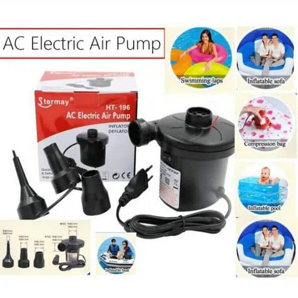 New Electric Swimming Pool Pump Kids Jacket Air Blower Pump Heavy Duty 1