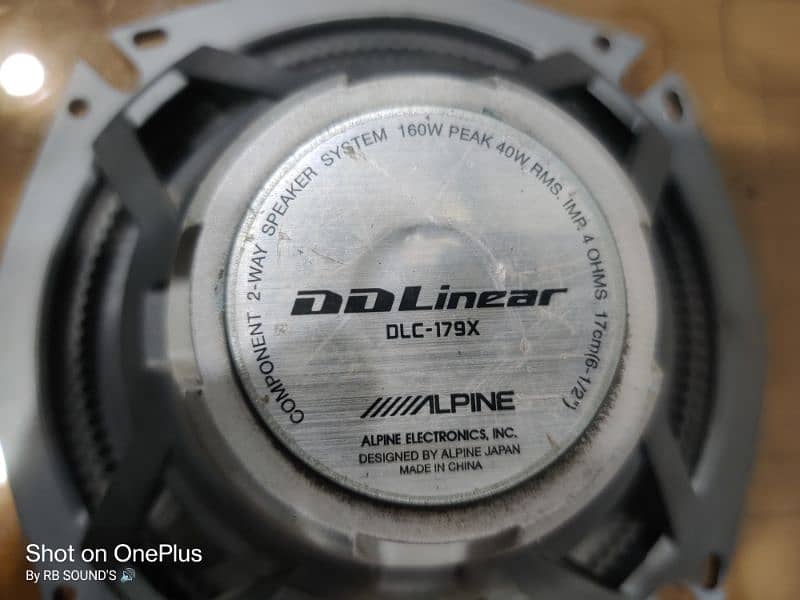 Original Alpine DDLinear DLC-179X Component Door Speakers 3