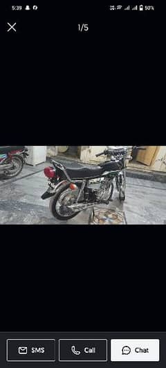 Honda CG 125Se black color