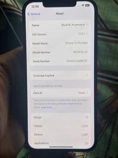 Iphone 12 pro max  face id issue