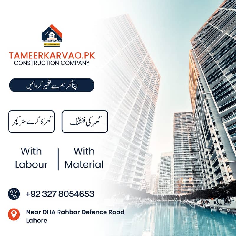 Builder in pakistan,House construction,Construction Services in Lahore 2