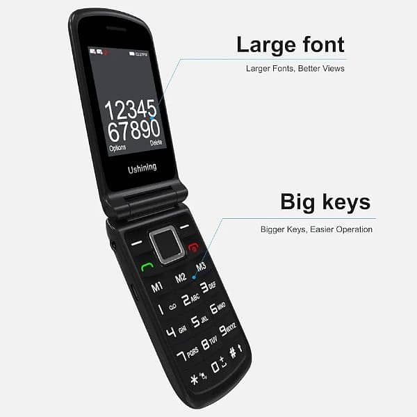 Folding mobile phone flip mobile phone dual SIM torch camera (non PTA) 5