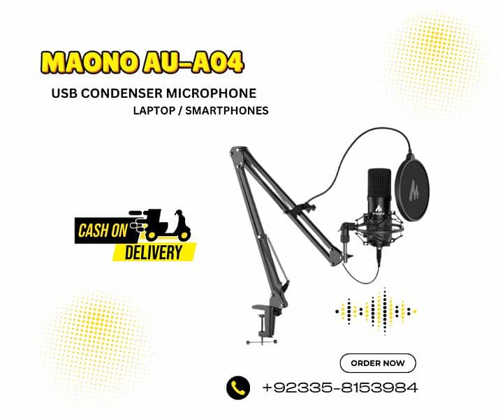 Studio Microphone for singing | mic for voiceover | mic for podcasting 1