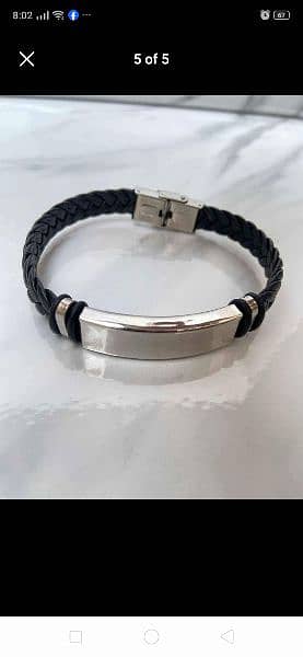 Leather Bracelet Name Engraved 1