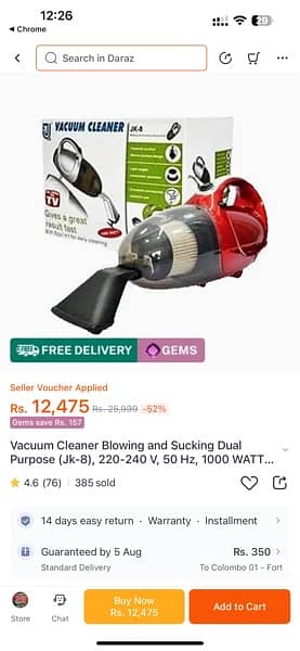 Imported  Vaccum cleaner JK-8 heavy duty 1