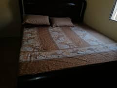 double bed, single iron bed Almirah & iron stand