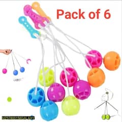 6 Pcs toy click clack ball clackers