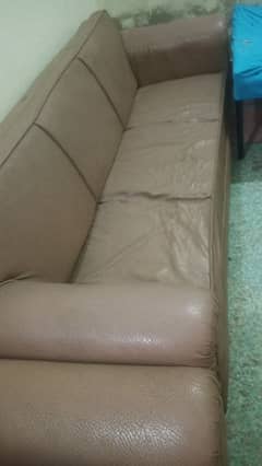 5 seater leather sofa